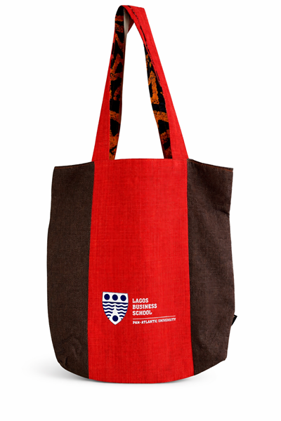 .Reversible Tote Bag - Orange.